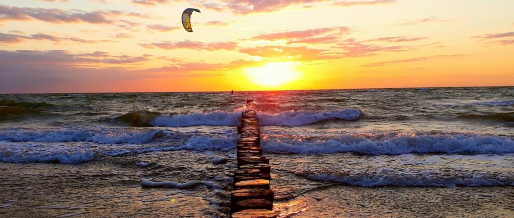 Kiten in der Nordsee Kitesurfen